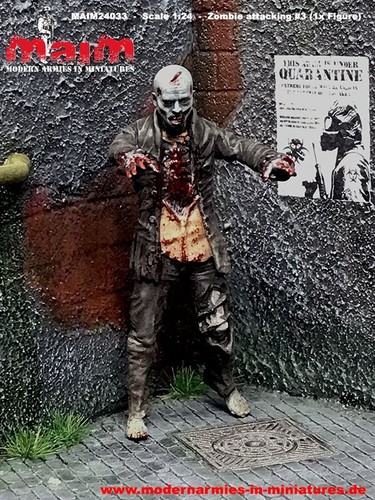 Zombie attaccando il morto - zombie, -il